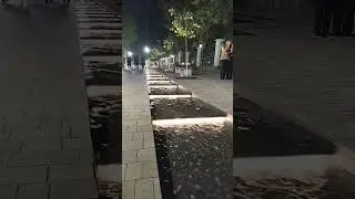 Фонтан Ручей вечером // Анапа, 25 мая 2024 г.
