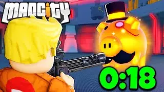 How To DEFEAT Chris P. Bacon In 18 SECONDS (ROBLOX Mad City)