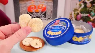 DIY Miniature Danish Butter Cookies and Tin! How to Make Christmas Cookies as Gifts