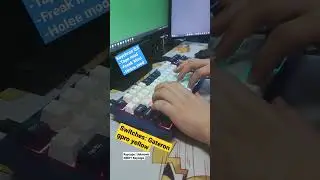 Keychron Q3 typing test.