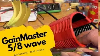 CB Radio Homebrew Gainmaster 5/8 wave Antenna, on a DX Commander Pole - Lockdown activities Part 5