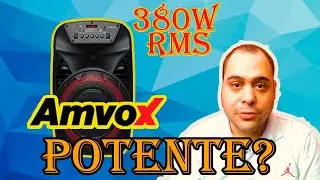 A CAIXA DE  SOM PORTÁTIL E PODEROSA DA AMVOX ACA 380