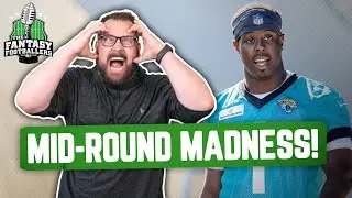 Fantasy Football 2021 - Mid-Round Madness + Camp Hype, Bear Toes - Ep. 1082