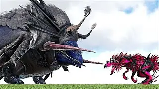 SCP-169 INSECTOSAURUS SAVAGE VS XENONIA/SOPHIA QUEEN OF HIVE (ARK SURVIVAL EVOLVED BATTLE KAIJUS)