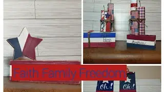 Rustic patriotic decor