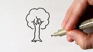 Zo teken je een Boom! | Doodle Dag #9