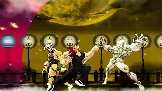 Yujiro Hanma vs Destiny Dio Brando. Part 2. Baki the Grappler vs Jojo's Bizarre. Anime MUGEN