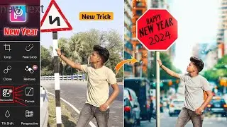 How To New Year Photo Editing Picsart | Happy New Photo Editing | PicsArt Photo Editing