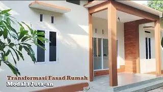 TRANSFORMASI EKSTERIOR RUMAH | Memadukan Keanggunan dengan Aksen Dinding Kayu