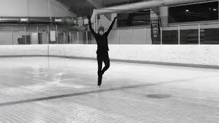 Johnny Weir, Edgework Practice for 'Once Upon a Game' at the Skating Club of Wilmington