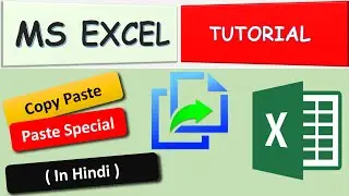 Copy Paste and Paste Special in Excel