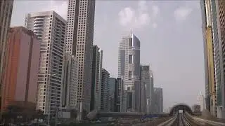 Dubai Metro Самое красивое метро в мире ,Дубай  The most beautiful metro in the