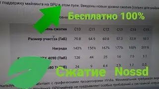 Chia майнинг . Новый плотер nossd сжатие 100%