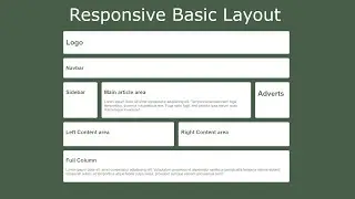Responsive basic Website layouts using css grid.| Amin Coding