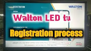 Walton LED tv Registration  process