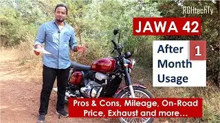 Jawa 42 Review after 1 Month Usage | Pros & Cons, Mileage, Exhaust, Price, Accessories
