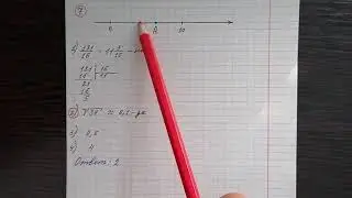 7)На координатной прямой отмечена точка A. Известно, что она соответствует одному из четырех