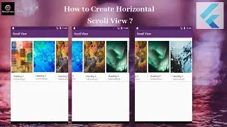 Flutter Tutorial - Flutter Horizontal ListView