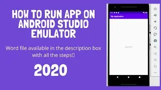 How to Run app on Emulator Android Studio |Android Studio Emulator |Android Studio Tutorial