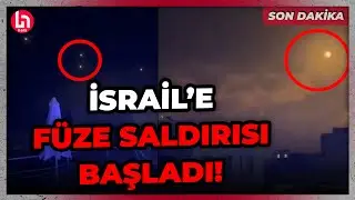 SON DAKİKA! İsrail'e füze saldırısı başladı! İşte detaylar...