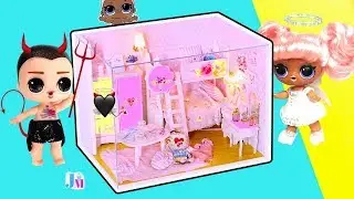 ДОМ для ВАШИХ КУКОЛ/куклы #лол Сюрприз Lol Surprise Dollsminiature