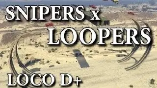 SNIPERS VS LOOPERS! - Com grandes trolladas