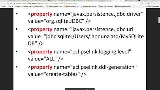 01005 introduction to JPA Java Persistence API