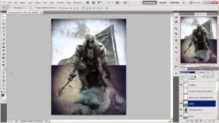 Assassin's Creed III Poster  | Photoshop Time Lapse | Old Work