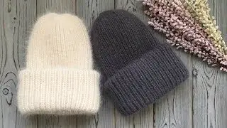 ЗАЧЕМ ПОКУПАТЬ, ЕСЛИ МОЖНО СВЯЗАТЬ! ВЯЗАНАЯ ШАПОЧКА ИЗ ПУХА НОРКИ ТРЕНД ЗИМА 2020. KNITTED HAT