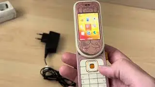 Nokia 7373 RM-70 retro portable cell phone mobile phone portable charger test