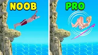 NOOB SPRINGEN vs. PRO SPRINGEN (FLIP DIVING)