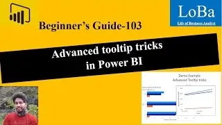 Power BI Custom Tooltip | Advanced tooltip trick | Trendline in a bar chart | tool tip in pbi