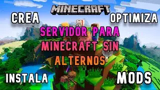 😍COMO CREAR un SERVIDOR de MINECRAFT para JUGAR con AMIGOS😍