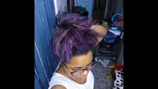 Como pintar o cabelo com Violeta Genciana