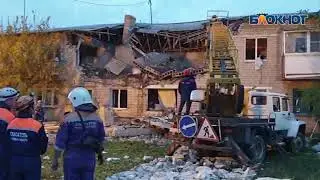 Появилось видео с места взрыва газа в поселке Чистоозерный Ростовской области