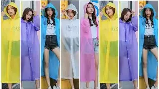 JAS HUJAN PLASTIK EVA RAINCOAT PONCHO ALL SIZE TRANSPARAN