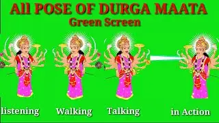 Durga maa green screen video । Durga mata green screen video। no copyright ।