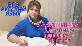 Задание 1. ЕГЭ по русскому языку. Решаем без ошибок.