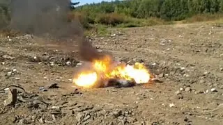 Взрывы баллонов от монтажной пены