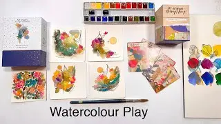 Swatching watercolours and artist inspiration