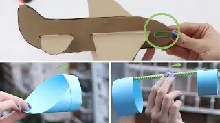 How To Make Cardboard Glider Plane? Paper Ring Glider Making Methods