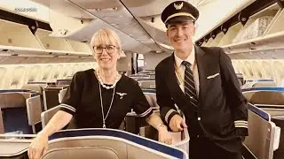 A DC pilot and his flight attendant mother get to work together this holiday