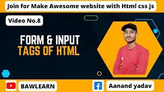 HTML Tutorial: Forms & Input Tags | Web Development Tutorials #8