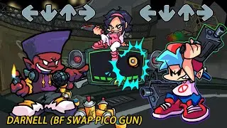 FNF Darnell but BF Sing it (Darnell BF using Guns SWAP Pico Cover) - Friday Night Funkin'