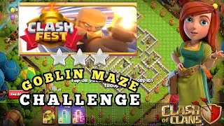 CLASH OF CLANS HOW TO GET 3 STARS IN GOBLIN MAZE CHALLENGE #COC #MrCryptoHUNTER