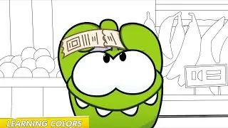 Colouring Book - Learning colours with Om Nom: Shopping