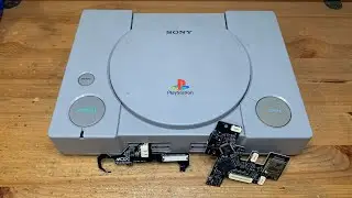 PS1 resurrection! PS1Digital HDMI mod and MODE optical disc emulator install