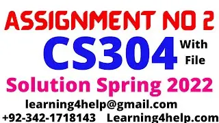 cs304 assignment 2 2022 cs304 assignment 2 solution spring 2022 cs304 assignment no 2 2022 cs304