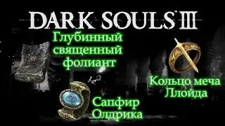 ГЛУБИННЫЙ СВЯЩЕННЫЙ ФОЛИАНТ | САПФИР ОЛДРИКА | КОЛЬЦО МЕЧА ЛЛОЙДА ► [Dark Souls 3]