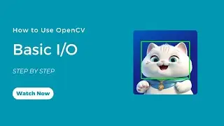 Computer Vision - OpenCV Basic I/O - Step-By-Step